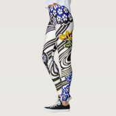 Leggings Teinture d'okinawaïen japonaise (Bingata) (Gauche)