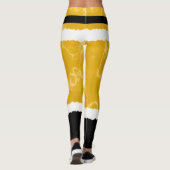 Leggings Teinture Jaune Teinture Santa Claus Costume Noël (Dos)