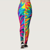 LEGGINGS TEINTURE LIE VENT ABSTRAIT (Dos)