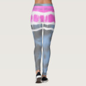 Leggings Teinture rose blanc & bleu Tie Twist Sway in Style (Dos)