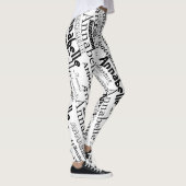Leggings tekstontwerp herhalen (Rechts)