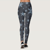 Leggings Tempête de neige la nuit (Dos)
