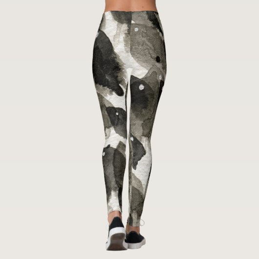 Leggings Tempête de poissons (Dos)