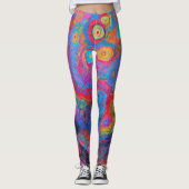 Leggings "Tempête neurale" (Devant)