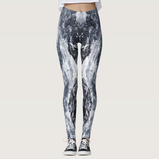 Leggings Tempête sur la côte galloise (Devant)