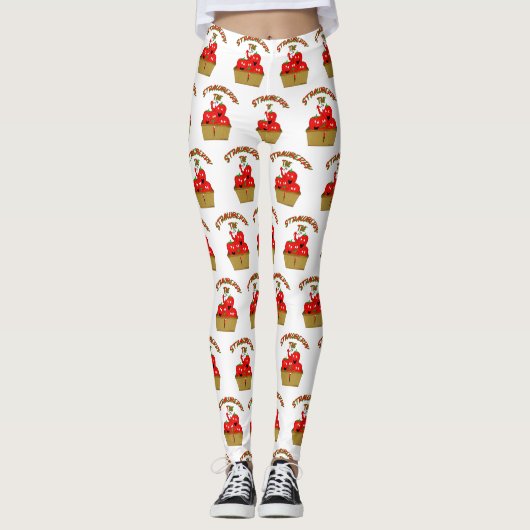 Leggings Temps de la fraise ! (Devant)