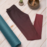 Leggings Tendance Automne Couleur Crimson Rouge Ombre Leggi<br><div class="desc">Stylish Crimson Red subtle ombre leggings de notre collection Automne & Hiver 2023/24 couleurs tendance offrent un charme intemporel. Ces pattes rouges Ombre Crimson présentent un dégradé, qui s'estompe du noir au sommet jusqu'à la couleur plus claire / plus vive aux jambes. Ces leggings sont une excellente façon d'ajouter de...</div>
