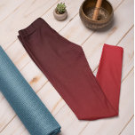Leggings Tendance Automne Couleur Vibrant Rouge Ombre Leggi<br><div class="desc">Stylish Vibrant Red Color subtil leggings à l'ombre de notre collection de couleurs tendance automne & hiver 2023/24 offre un charme intemporel. Ces Leggings Ombre rouge vif et audacieux présentent un dégradé, qui s'estompe du noir au sommet jusqu'à la couleur plus claire / plus vive aux jambes. Le rouge vif...</div>