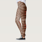 Leggings tendance marron "Ratti_Creative_Arts" (Gauche)