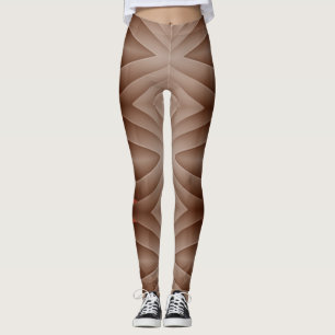 Leggings tendance marron "Ratti_Creative_Arts"