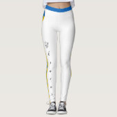 Leggings Tendance Ukraine & drapeau ukrainien mode / sports (Devant)