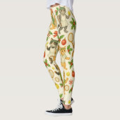 Leggings Tennis Christmas themed for Player cat lovers (Gauche)