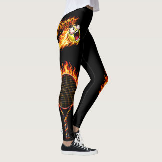Leggings Tennis En Fuego - Un design de Team Platypus.