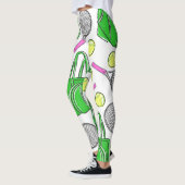 Leggings Tennis Racquet Boules de sac Preppy (Gauche)