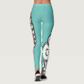 Leggings Tentacle vert clair (Dos)