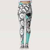 Leggings Tentacle vert clair (Devant)