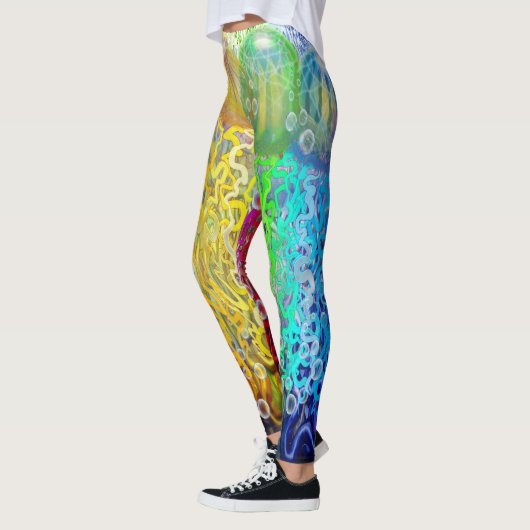Leggings Tentacles arc-en-ciel (Gauche)