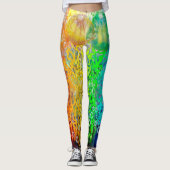 Leggings Tentacles arc-en-ciel (Devant)