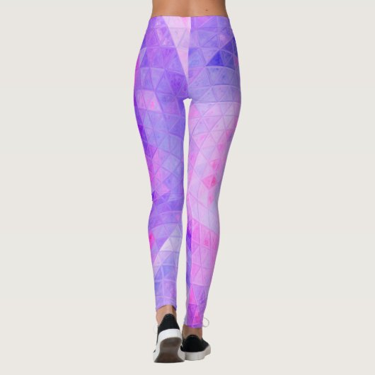 Leggings Tentacles de calmar Octopus pourpre (Dos)