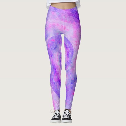 Leggings Tentacles de calmar Octopus pourpre (Devant)