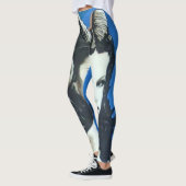 Leggings 'Tentation dans la magie' Peinture sur une (Gauche)
