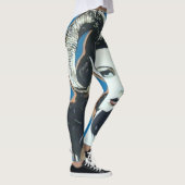 Leggings 'Tentation dans la magie' Peinture sur une (Droite)