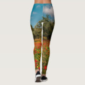 Leggings terrain fleuri et arboré (Dos)