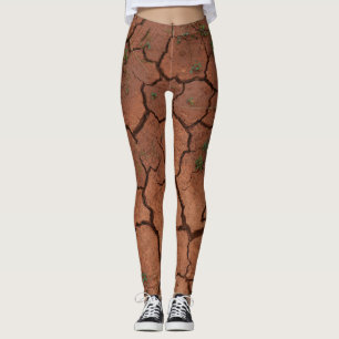 Leggings terrain sec et fissuré