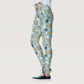 Leggings Terrazzo En Bleu (Gauche)