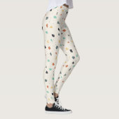 Leggings Terrazzo Tile Confetti Style Moderne Tons de Terre (Droite)