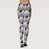 Leggings Terre-Neuve Laissons neiger Noël (Dos)