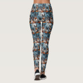 Leggings terrier de Boston Halloween effrayant (Dos)