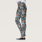 Leggings terrier de Boston Halloween effrayant (Gauche)