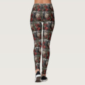 Leggings Térrier Écossais Noël Fête (Dos)