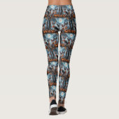 Leggings Terrier Rat Halloween Effrayant (Dos)