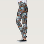 Leggings Terrier Rat Halloween Effrayant (Gauche)