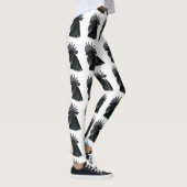 Leggings Tête de Rooster Ayam Cemani (Droite)