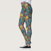 Leggings Tête de tigre couleurs arc-en-ciel peinture taches (Gauche)