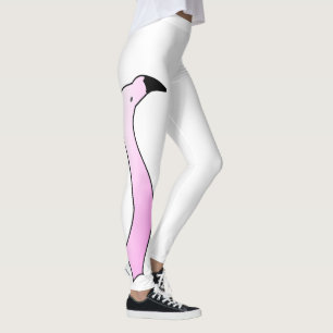 Leggings Tête et cou du Flamant rose prétentieux