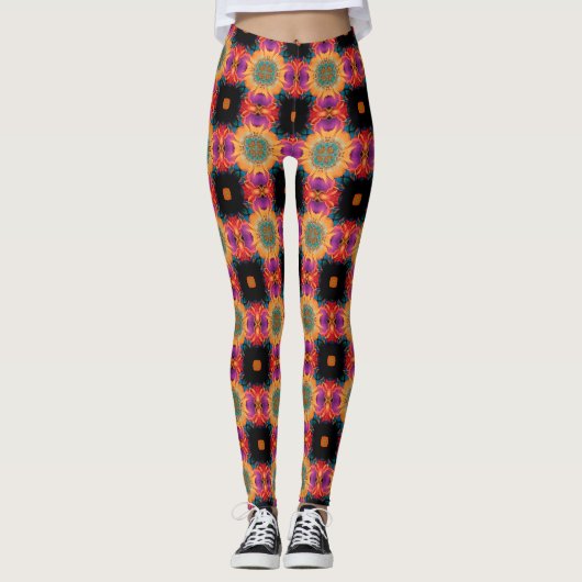 Leggings Tetra Color Wild Motif (Devant)
