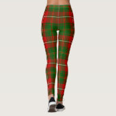 Leggings Tétran rouge vert de foin (Dos)