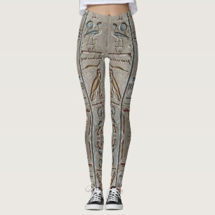 Leggings Texte gravé en langue Égypte antique Hiéroglyphe
