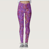Leggings Texte Lilas (Devant)