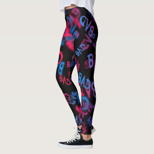 Leggings Texte Mode fille sport (Gauche)