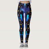 Leggings Texte modifiable et ajouter votre propre logo (Devant)