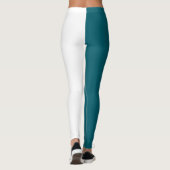 Leggings texte vertical nom d'équipe de volley-ball de TOUT (Dos)