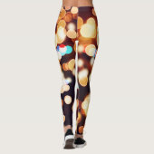 Leggings Texture Abstraite colorée (Dos)
