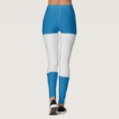 Leggings Texture Argentine Drapeaux leggings. (Dos)