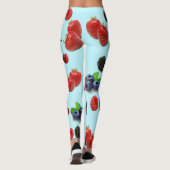 Leggings texture Berry (Dos)
