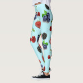 Leggings texture Berry (Gauche)
